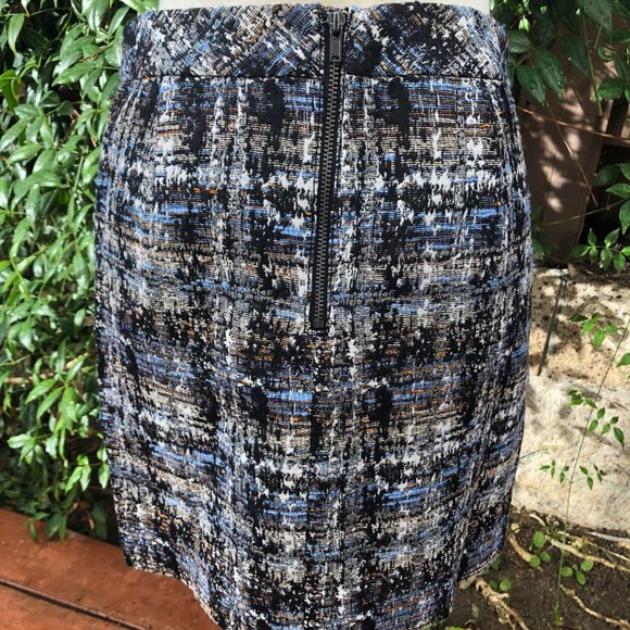 J Crew Gilded Tweed Silk Woven Mini Skirt - Picture 3 of 11
